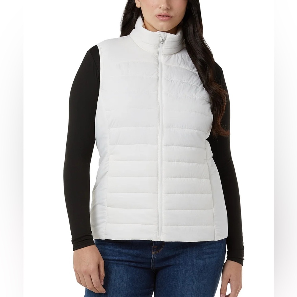 Women's Off-White Puffer Vest NWT